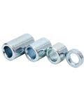 Industrial Steel Spacer Sleeve Bushings Kit, 13 Piece Set, Fits 12 Millimeter Classic Axle, One Half Inch Inner Diameter by Three Quarter Inch Outer Diameter, Silver Finish, Built Tough for Long Lasting Performance; steel sleeves