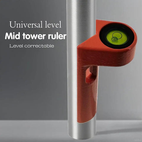 Dead On Precision Handheld 90 Degree Level With Universal Horizontal Bubble Sight And Adjustable Slope Guide Built For The Grind Fits One To One Point Two Five Inch Survey Poles Heavy Duty Metal Housing Sweet Smooth Adjustment Guaranteed