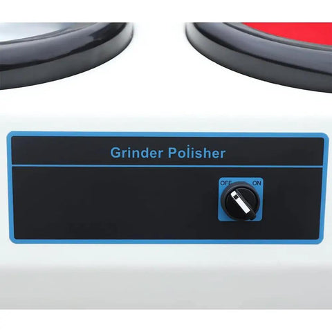 Front panel control of Pro Grade Desktop Double Disk Metallographic Grinding And Polishing Machine For Sample Prep 203 mm Polishing Disc