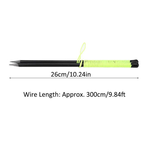 Golf Alignment Sticks Fiberglass Rods Swing Trainer Tools showing dimensions, lightweight portable training aid with 26 cm length