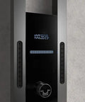 Built Tough And Straight Up Luxurious This 70 Inch Brushed Gold Digital Shower Panel touchscreen temperature control display.