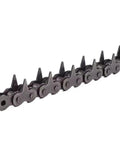 Top Grade 08b-1#45 Steel Tooth Drive Roller Chain Silent Transmission Link Just 1.5 Meters Long with pointed teeth.