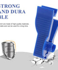 Single blue clamp from Ten Pack Peritoneal Tubing Clips And Clamps For Dialysis Care Smooth Grip Bag Clips Pipeline Fixators