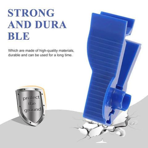 Single blue clamp from Ten Pack Peritoneal Tubing Clips And Clamps For Dialysis Care Smooth Grip Bag Clips Pipeline Fixators