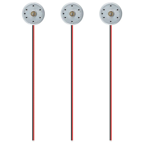 Three R300C Mini Electric Motor Kit Three Pack For DIY 3D Printer Projects And USB Fan Builds 3V DC 0.03A 3700 RPM Motors