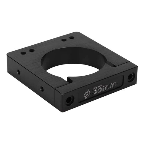 Heavy Duty Aluminum Motor Bracket For Engravers 52 65 80mm Center Hole Spindle Holder Mount Kit with 65mm support