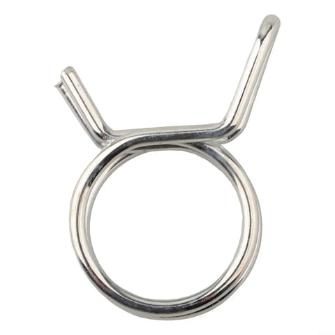 FABULETTA Double Wire Hose Clamp Kit 150 Pcs Stainless And Carbon Steel Spring Clips Assorted Sizes 5Mm To 14Mm Heavy Duty Plumbing Fixings For Pipes And Hoses That Will Hold Tight No Slipping And Durability., stainless steel spring hose clamp