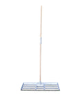 30-Inch Lawn Leveling Rake With 72-Inch Handle, Stainless Steel Tray, Effortless Golf Course Lawn and Garden Leveling Tool