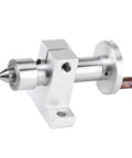 Heavy Duty Wood Lathe Live Center For Mini Lathe Machines Dual Bearing Revolving Tailstock Center visible with metal construction