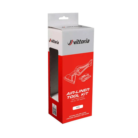 Air-Liner Road Tubeless Tool Kit For Easy Installation And Removal Of Air-Liner Road Inserts With Pliers And Clips in packaging