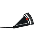 Badass Aluminum Height Gauge For Rc Cars And Off Road Trucks Measures 3 To 42 Millimeters showing black aluminum tool with clear markings.