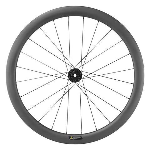Carbon Gravel Wheelset 700C Tubeless Disc Braking 45mm Depth Center Lock Thru Axle 12x100 And 12x142 Toray T700 Full Carbon