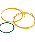Edwards nXDS dry-scroll vacuum pump tip seal kit; orange and green seals.