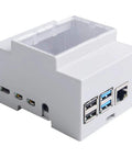 Raspberry Pi 4 DIN Rail Case With Built In Fan Modular Box For Electrical Panels Heat Sinks Included For Pi 4 Model B Durable
