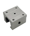 Top Shelf Sfu2005 Ballscrew Assembly Featuring Sbr20 Linear Guide Rails And Bk15 Bf15 End Supports for CNC routers, aluminum mounting block.