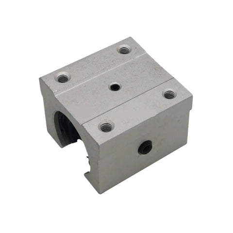 Top Shelf Sfu2005 Ballscrew Assembly Featuring Sbr20 Linear Guide Rails And Bk15 Bf15 End Supports for CNC routers, aluminum mounting block.