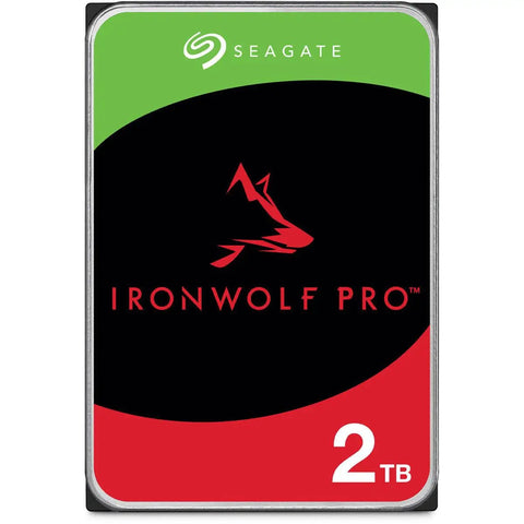 IronWolf Pro 28TB NAS Hard Drive Two Pack For 24x7 Operation With Fast Sustained Transfers And 550 TB Per Year Workload Rate Limit Built For Reliable Multi Drive NAS Storage And Heavy Read Write Workloads, Seagate 2TB drive label
