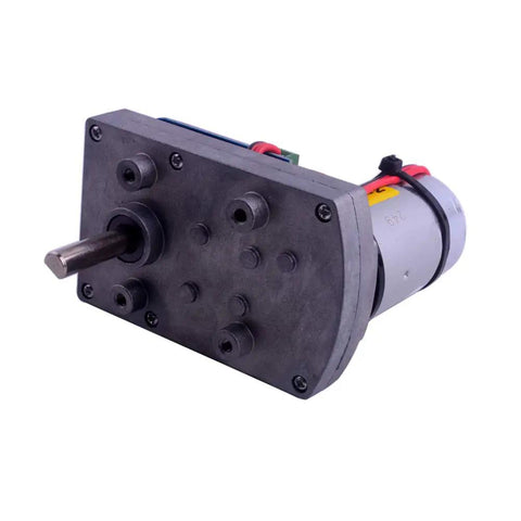 Beefy 180 Kg Cm Robot Servo With 12V To 24V Operation Metal Arm Plate For High Power Steering And Robotic Arms Compatible With ASME Series For Robotics Projects, side view