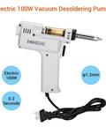 Powerful 110V Desoldering Solder Sucker Gun With 100W Heating, fast warm-up, super strong suction, compact design