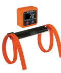 Digital Level And Angle Gauge Tool Kit With Magnetic Base And Plumbers Straps, Measures And Sets Angles, Reverse Contrast Display