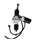 Badass Electric Power Steering Rack For Hiace EV Conversion Kit with detailed view of rack and pinion design and electric motor.