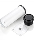 Adjustable Furniture Feet 4 Pack 50mm To 250mm White Stainless Steel Replacement Feet for cabinets and sofas with mounting plate