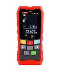 Prograde Wall Scanner And All In One Metal Detector With 2.4 Inch Color LCD Display, showing measurement readouts on LCD.