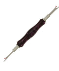 Purple handle seam ripper from Chrome Seam Ripper Woodturning Project Kit Starter Pack Four Pack With Hardware And Bushing Set For Lathe Turning Beginners Includes Four Chrome Seam Ripper Projects.