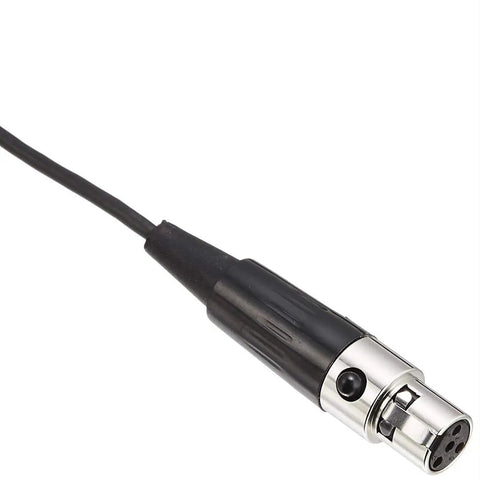 PGA31-TQG Wireless Headworn Condenser Microphone With Cardioid Pattern, Secure Gooseneck Headset Fit, Detailed Crisp Vocals, Noise Rejection, High Gain Before Feedback, Gig-Ready For Live Performances And Speaking Gigs. TA4F connector close-up