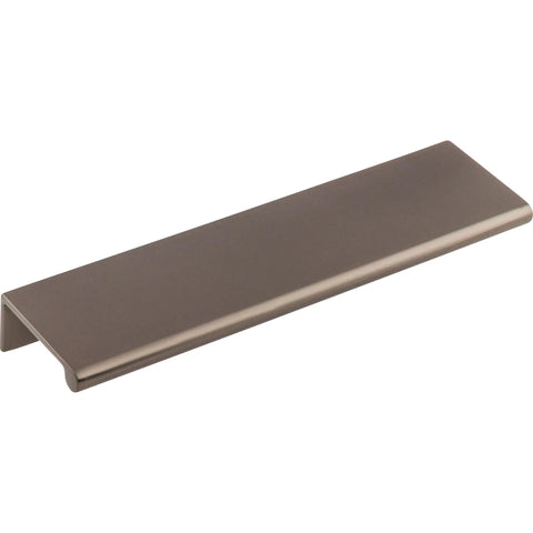 Mercer Collection Europa Tab Pull 6 Inch Brushed Satin Nickel, Center To Center 5 Inch, Projection One And Five Eighths Inches