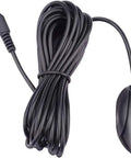 3.5mm External Microphone Kit for Car Head Unit with 3 Meter Cable Plug and Play Microphone for Bluetooth Enabled Stereo Receiver GPS DVD High Sensitivity Electret Condenser Mic Clip Included coiled with jack