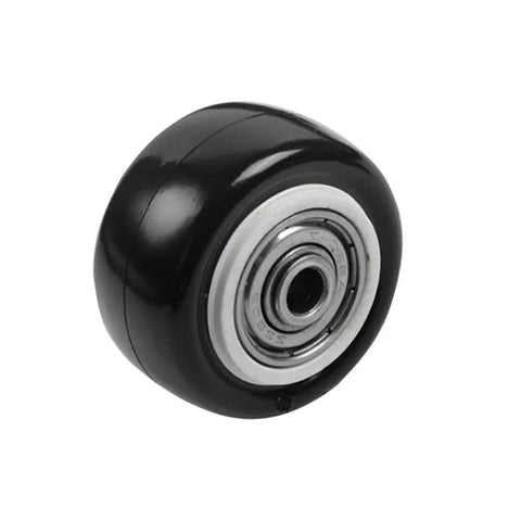 4 Pack 1.5 Inch Single Wheel Black Furniture Caster With Double Bearing Sleeve, Medium Size Rolling Wheel for home office