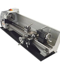 LGXEnzhuo WM210V Mini Metal Lathe 8 Inch Capacity Brushless Motor 1100 Watt Variable Speed Precision Benchtop Machine Tool for shaping wood and aluminum.