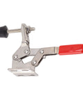 Toggle Clamp Latch for Woodworking and Welding, One Hand Operation, Stainless Steel Push Pull Lever Fastener with Plastic Handle