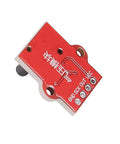 Angled red air pressure sensor module breakout with GND SCK OUT pins for Arduino, 0-40kPa, 3.3-5V