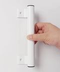 205mm Aluminum Alloy Sliding Door Handle Durable Rustproof Long Pull Handle For Glass Doors Balcony Bathroom Barn Closet Furniture Modern Metal Design In Black White Or Gray