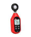 Pro Grade Light Meter For Photographers And DIYers, Digital Illuminance Meter With A Backlit LCD, Fast 0.5 Second Sampling, Reads Lux Or FC From Zero To 199,900 Lux And Up To 18,500 FC, Compact And Easy To Use red handheld light meter