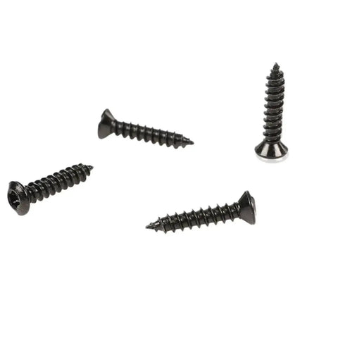 Beefy Tail Light Lens Upper Screw Kit For 2005 To 2013 Corvette C6, black metal 4-pack screws for tail light mounting