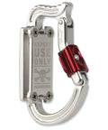 Heavy Duty Tool Holder Carabiner With Dual Push Button Locking Gate For Climbing Harnesses Winged Gate For One Handed Access In Gloves