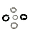 Must Have M2 To M8 Stainless Steel Split Lock Washer And Elastic Gasket Set In Black Carbon Steel 320 Piece Assortment Kit With 304 Grade Washers Prevents Loosening Spreads Pressure Surface Safe For Metal Projects, assorted washers