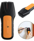 Metal Detector Wood Stud Finder Electronic Wire Sensor Cable Scanner TS78B showing black and orange handheld design with LED indicator.