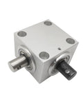 One To One Right Angle Bevel Gearbox One Point Five Module Twenty Teeth Ninety Degree Drive For DIY Projects With Fifteen Millimeter Shaft