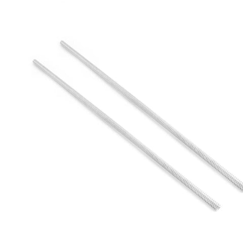 Two Lead Screws Pack 300mm 8mm Lead Screws With Stainless Steel Threaded Rod And Two Flexible Couplings For No Hassle Fast Install 3D Printer Z Axis Upgrade Kit Bundle