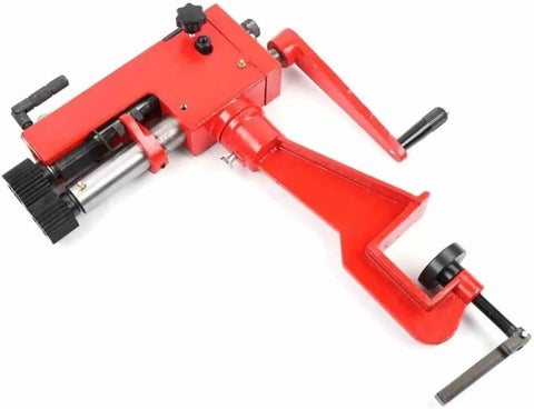 Bead Roller Machine With 6 Dies, Manual Rotary Sheet Metal Bender And Swaging Tool, Heavy Duty Low Carbon Steel Build For Automotive Use