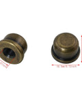 Solid Bronze Lamp Finials Caps 1/4-27 Threaded Hat Style Tops For Shade Holder Harp 2 Pack Decorative Lamp Accessories