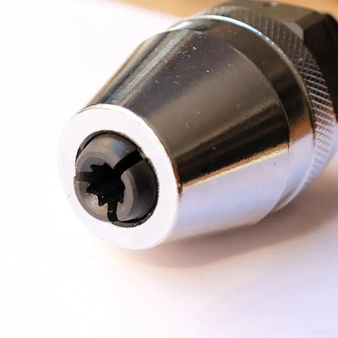 Close-up of Do It All Adjustable Broken Bolt Remover And Stud Extractor for One Quarter to One Half Inch Bolts Six to Twelve Mm Chrome Vanadium Tool