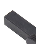 OPPWONG dial indicator holder adaptor block in black aluminum alloy with knurled clamp knob