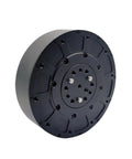 Micro Servo Gear Reduction Motor For Robotics And AGV Trolleys Brushless DC Drive With Low Cogging Torque For Smooth Startup And Next Gen Precision Positioning Foot Robot Arm Joint CAN 18Bit 14Bit Interface, black round metal housing