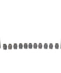 Thirteen Piece Spot Weld Cutter Set For Electric Drill, Three Eighths Inch Double Sided Weld Removal Kit For Thin Metal Sheets.