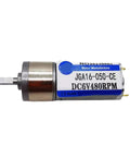 DC 6V 12V Gear Motor Featuring Knockout Speed Control Reversible CW CCW Operation Hella Tough Reduction Gearbox close-up view